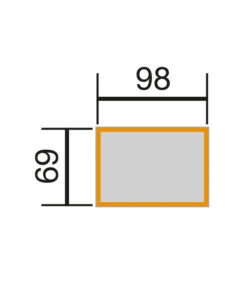 Weka Element-Hochbeet 669, Ca. B100/H69/T71 Cm -Gardena Verkäufe 2064947 WE BG 001 HochbeetModularNatur