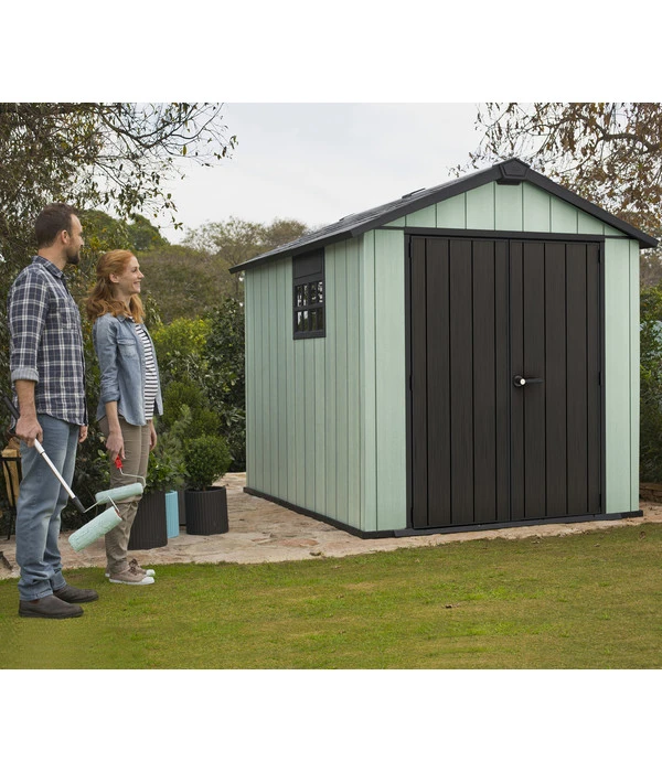 Keter Kunststoffgerätehaus Oakland 759, Ca. B230/H242/T287 Cm 2 Keter Kunststoffgerätehaus Oakland 759, Ca. B230/H242/T287 Cm – Bild 2