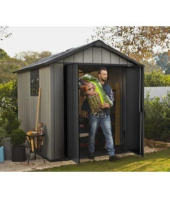 Keter Kunststoffgerätehaus Oakland 759, Ca. B230/H242/T287 Cm 13 Keter Kunststoffgerätehaus Oakland 759, Ca. B230/H242/T287 Cm -Gardena Verkäufe 3038015 WE MO 003 KeterGeraetehaus