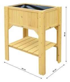 Habau Hochbeet Kompakt Mit Ablage, Ca. B60/H89/T45 Cm 8 Habau Hochbeet Kompakt Mit Ablage, Ca. B60/H89/T45 Cm -Gardena Verkäufe 4031191 WE BG 001 HochbeetKompakt