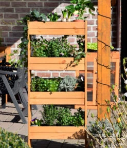 Dobar Vertikalbeet Mit 4 Pflanzkästen, Ca. B55/H125/T40 Cm -Gardena Verkäufe 4155164 WE MO 001 DobarVertikalbeetMit4Pflanzkaesten