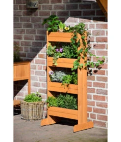 Dobar Vertikalbeet Mit 4 Pflanzkästen, Ca. B55/H125/T40 Cm -Gardena Verkäufe 4155164 WE MO 004 DobarVertikalbeetMit4Pflanzkaesten