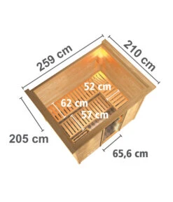 Wolff Finnhaus Innensauna Basic Nikos, Ca. B259/H205/T210 Cm 13 Wolff Finnhaus Innensauna Basic Nikos, Ca. B259/H205/T210 Cm -Gardena Verkäufe 6618755 WE BG 002 FinnhausInnensaunaBasicNikos