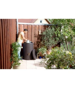 GARANTIA Timber Regenspeicher, 230 L, Braun -Gardena Verkäufe 6771182 WE MO 001 GARANTIATimberRegenspeicher230l