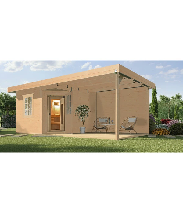 Weka Saunahaus Salo 2, Ca. B646/H237/T338 Cm 2 Weka Saunahaus Salo 2, Ca. B646/H237/T338 Cm – Bild 2