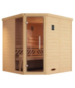 Weka Ecksauna Kemi Mit Glastür Und Fenster