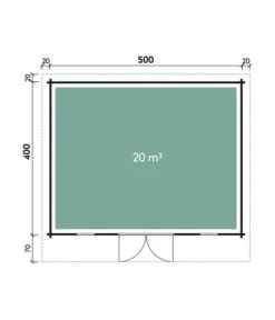 Wolff Finnhaus Gartenhaus Trondheim 70-M -Gardena Verkäufe 6931000 WE DE 001 FinnhausBBHTrondheim70M