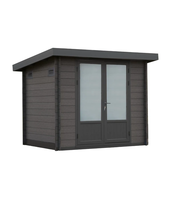 Wolff Finnhaus Gartenhaus WPC-Trend B, Ca. B280/H222/T240 Cm 1 Wolff Finnhaus Gartenhaus WPC-Trend B, Ca. B280/H222/T240 Cm