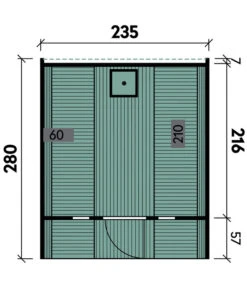 Wolff Finnhaus Saunafass 280 De Luxe Bausatz, Ca. B235/H242/T280 Cm -Gardena Verkäufe 6933964 WE DE 001 FinnhausSaunafass280LuxusBausatzSchwarz