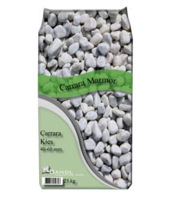 Gandl Carrara Zierkies, 40 - 60 Mm, Weiss, 25 Kg