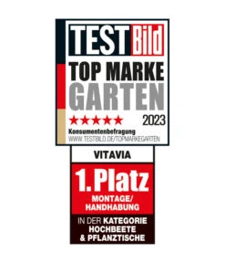 Vitavia Hochbeet Oslo In&Out, Seegras/alu -Gardena Verkäufe Siegel VitaviaHochbeeteundPflanztische